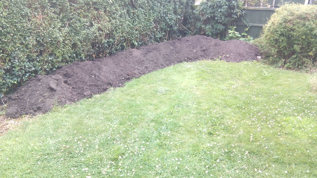 Around 5 tonnes of soil
